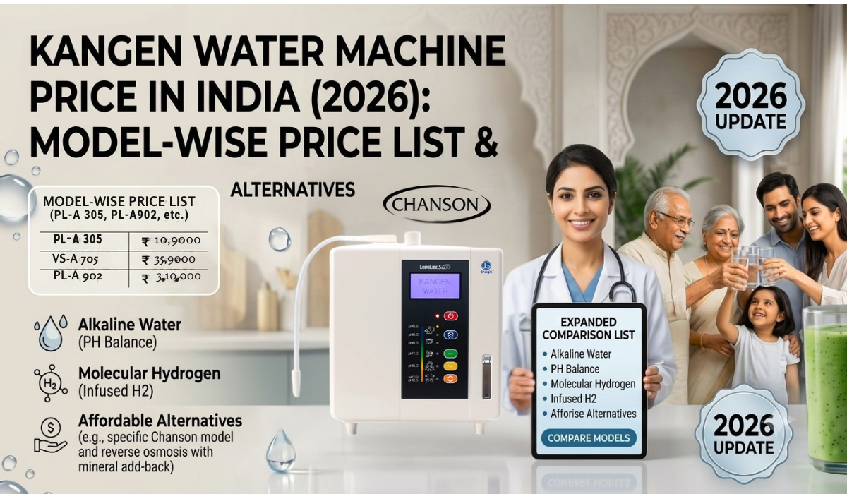 Kangen Water Machine Price in India (2026)