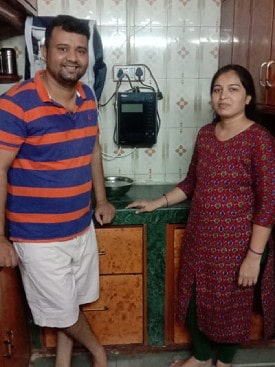 Man ensures his family's health with the Chanson Quality Water Purifier