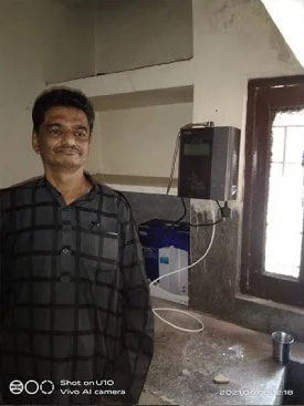 Chanson Quality Water Purifier making a difference in a man's life