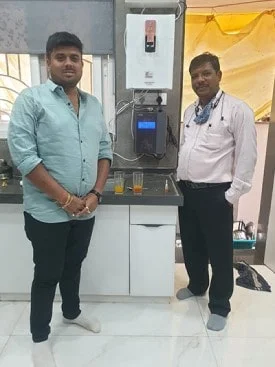 Daily routine with Chanson Quality Water Purifier by a male user