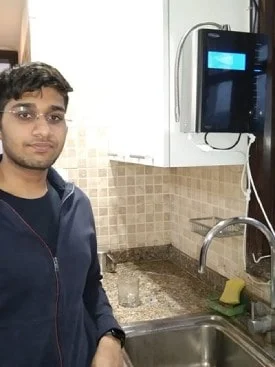 Daily routine with Chanson Quality Water Purifier by a male user