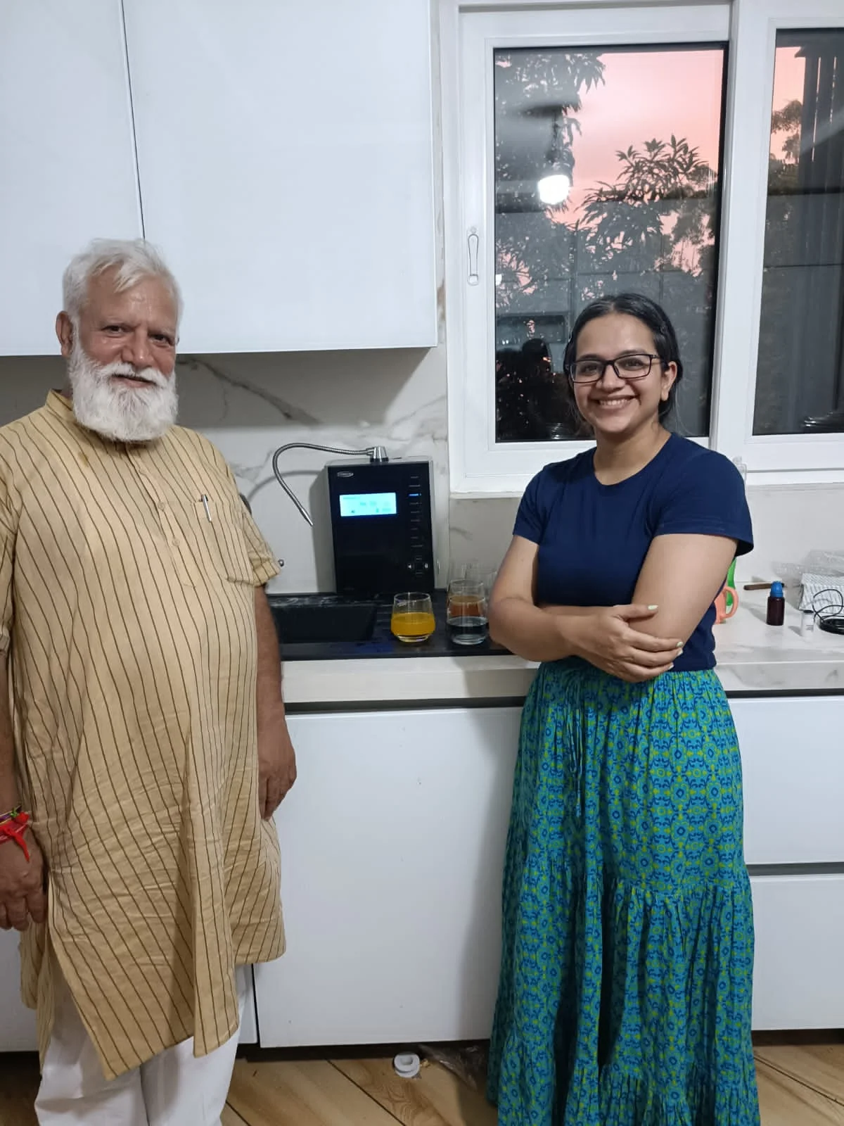 Male consumer trusts Chanson Quality Water Purifier for clean water