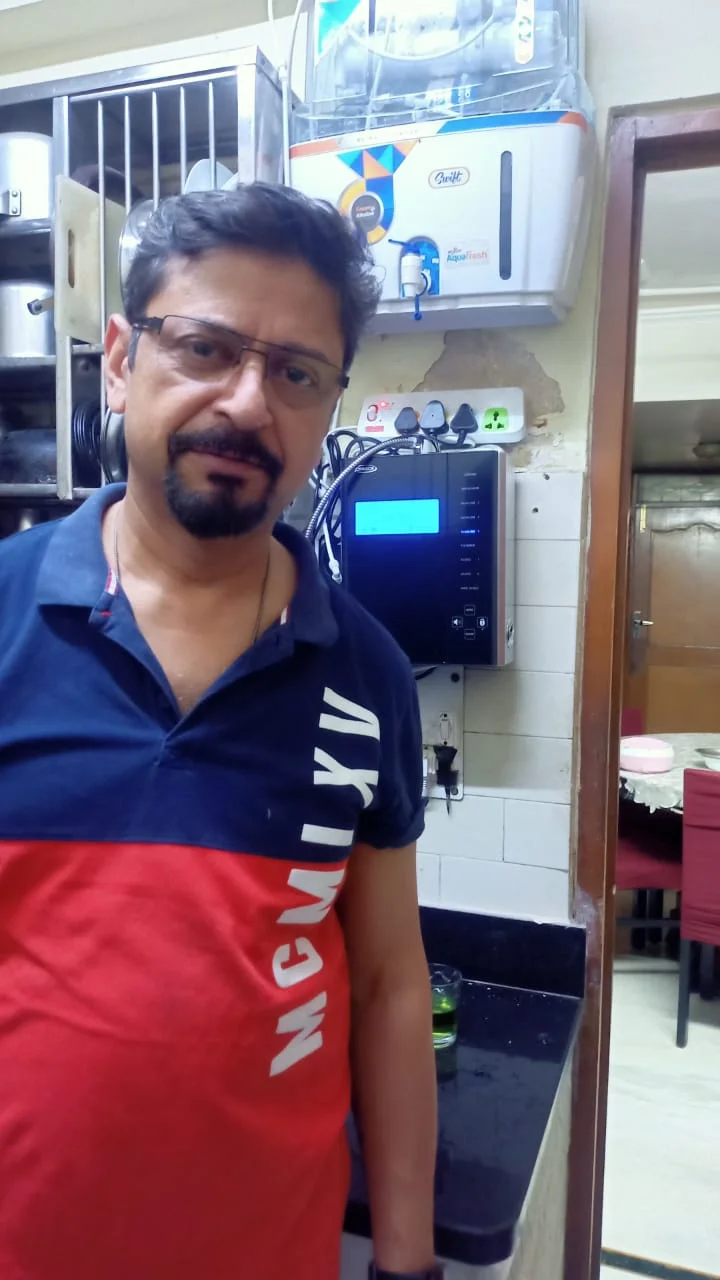 Man appreciates his investment in the Chanson Quality Water Purifier