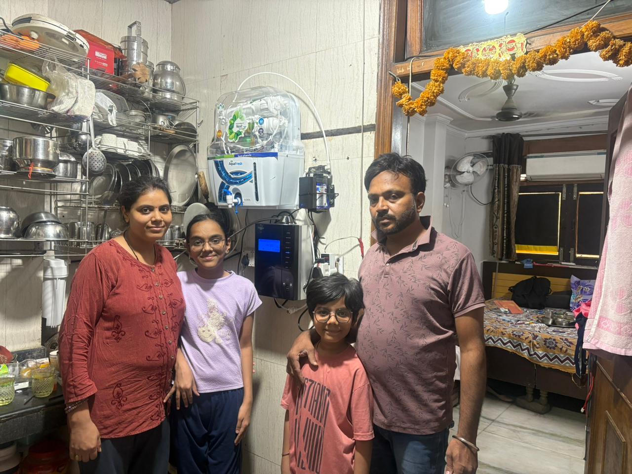 New Installation of Chanson Quality Water Ionizer at Shastri nagar PIN code 110052
