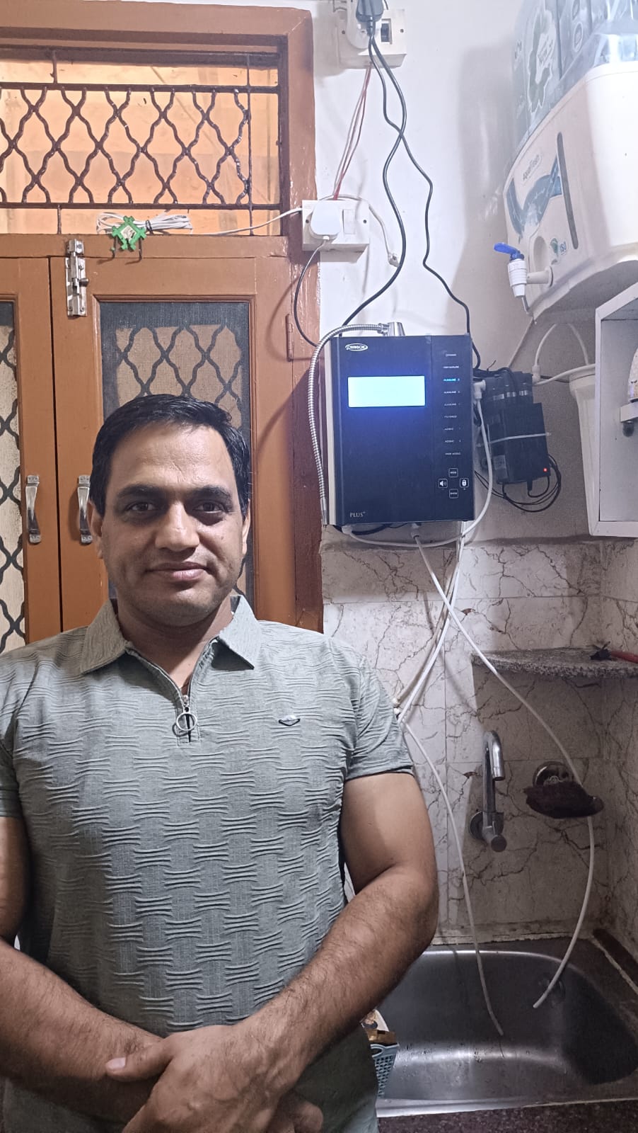 New Installation of Chanson Quality Water Ionizer at sector 6, Vaishali, Ghaziabad.